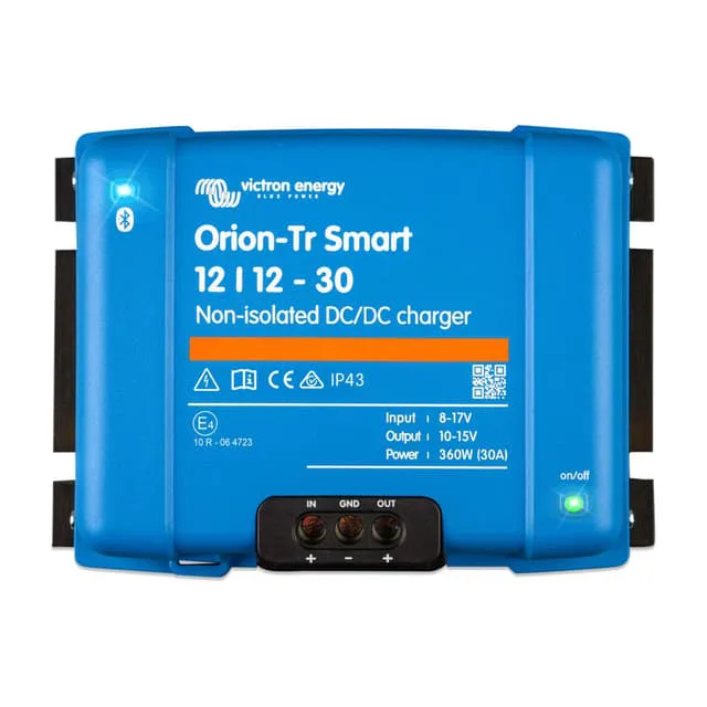 DC/DC-laddare Victron Orion-Tr Smart 12/12-30A (360W) oisolerad