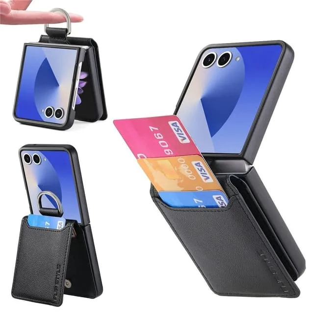 Skalo Samsung Z Flip7 Plånbok Korthållare Skal