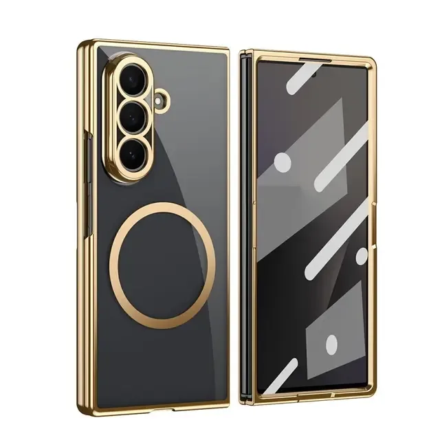Skalo Samsung Z Fold7 Magnetisk Ring Skal med Skärmskydd