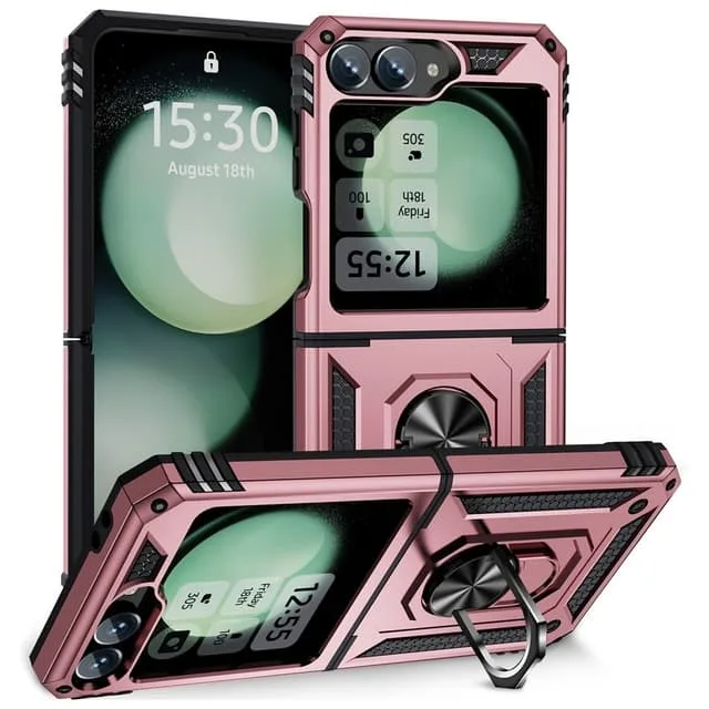 Skalo Samsung Z Flip7 FE Armor Metallring Skal