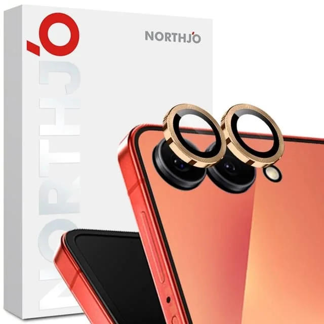 Skalo Samsung Z Flip7 NORTHJO Kameraskydd Metallring