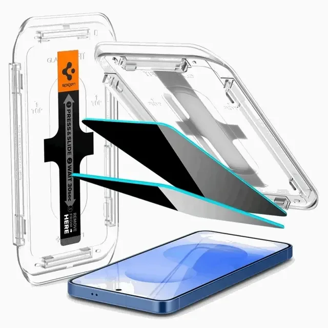Spigen [2-Pack] Galaxy S25/S24 Skärmskydd Härdat Glas