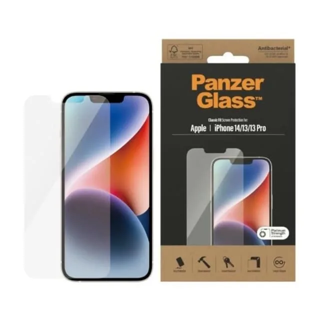 PanzerGlass iPhone 14/13 Pro/13 Härdat Glas Skärmskydd