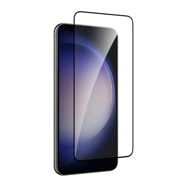 Puro Galaxy S25/S24 Härdat glas Skärmskydd Frame