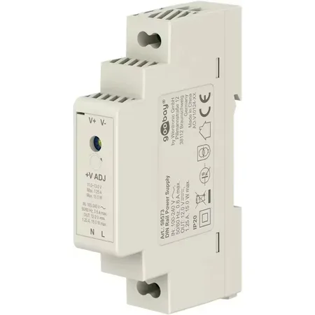 DIN Rail Power Supply 12 V, 1.25 A, 15 W