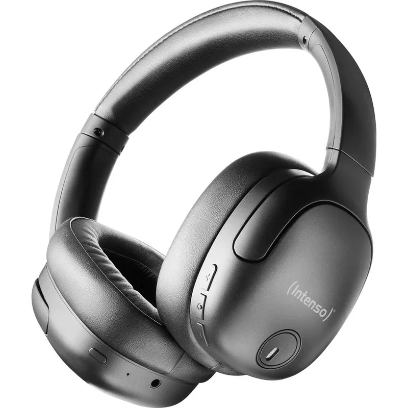 Intenso Over-Ear O400HA black 3740400 Over Ear hörlurar Bluetooth Stereo Svart Brusreducering Hopfällbara Datorer