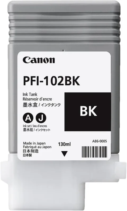Canon bläckpatron PFI-102BK för IPF 500/600/610/650/655/700/710/720/750/755/LP17/LP24