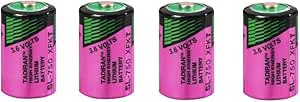Vit Tadiran SL-750/S 4 x högenergi litiumbatteri