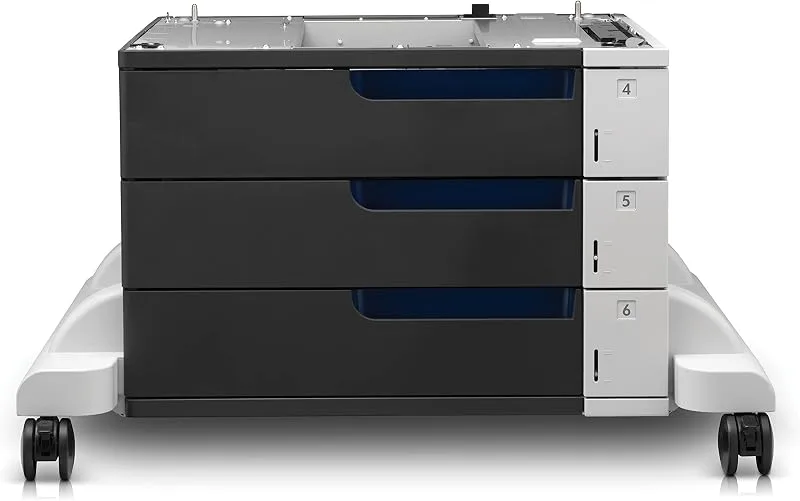 HP LaserJet 3 x 500 ark matare med stativskydd