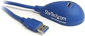 Startech .com 1,5 m svart SuperSpeed USB