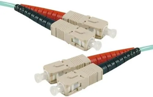 Anslut 10 m OM4 50/125 SC/SC fiber duplex patchsladd