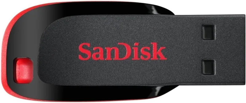 SanDisk 64 GB Cruzer Blade USB 2.0 Flash Drive