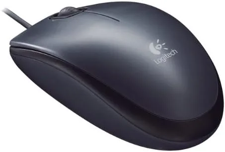 Logitech Mouse M90 optisk 3-knapps mus med