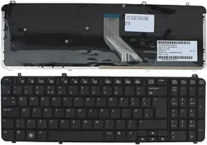 Keyboards4Laptops Storbritannien Svart Ersättnings Laptop Tangentbord Kompatibel med HP Pavilion dv6-1330ca