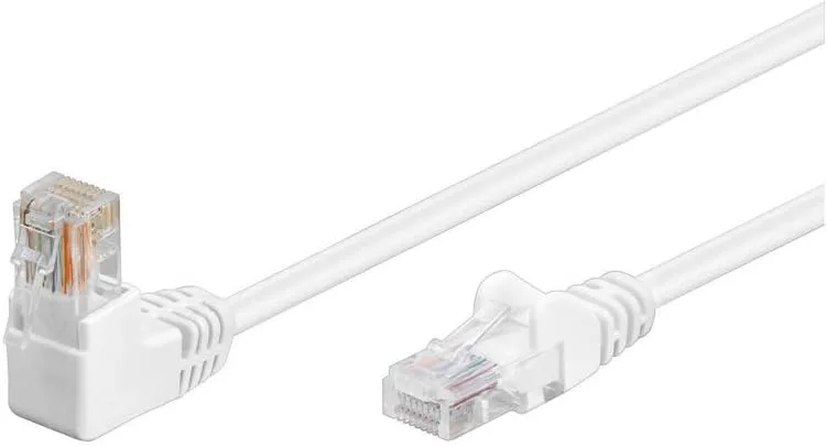 Goobay 94162 CAT 5e ensidig vinklad nätverk/Ethernet-kabel