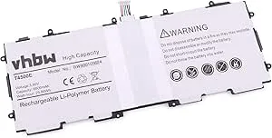 vhbw 1 x batteri kompatibel med Samsung Galaxy Tab GT-P5213