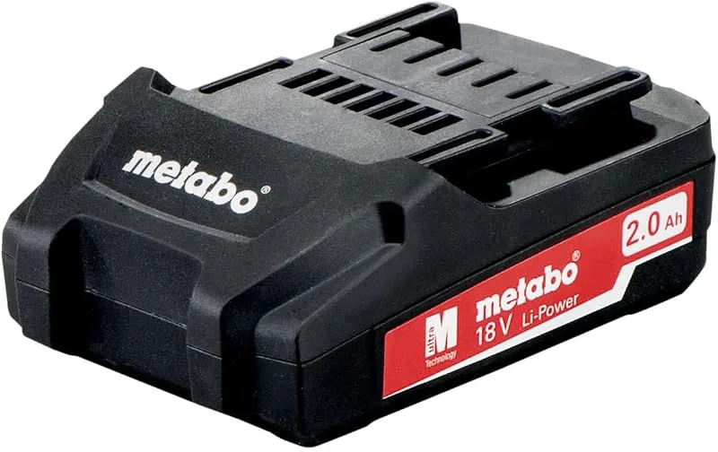 Metabo 625596000 18 V 2,0 Ah Li-Ion Slide in Style Batteri