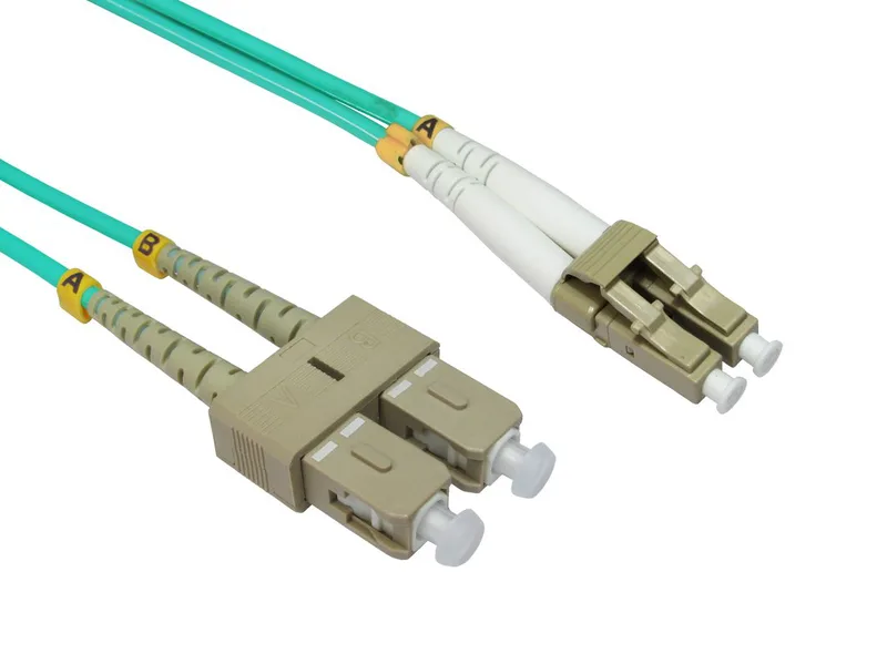 OM4 Aqua LWL optisk LC sc duplex