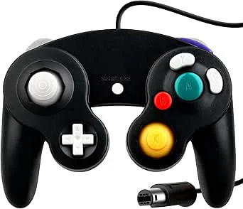 OSTENT Trådbunden Shock Classic Controller Gamepad Joystick Joypad för Nintendo GameCube NGC Wii Konsol Videospel