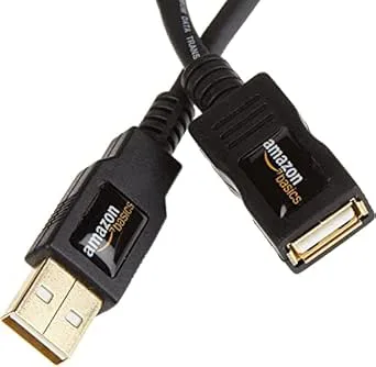 Amazon Basics 1IGG USB 2.0 förlängningskabel USB-A-kontakt till A-uttag