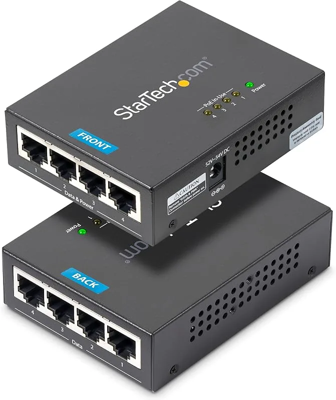 StarTech.com Gigabit Midspan – PoE+ Injektor