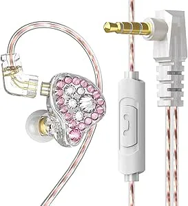 Frewurwer Q2 PRO HiFi Trådbundna Hörlurar Shiny