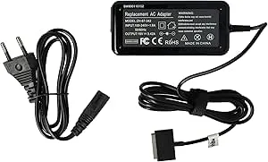 vhbw strömförsörjning kompatibel med Asus Transformer Book TX300CA, TX300 Notebook – 200 cm, 65 W – ersättning för A 90-XB3NN0PW00040Y, ADP-65AW, PA-1650-67