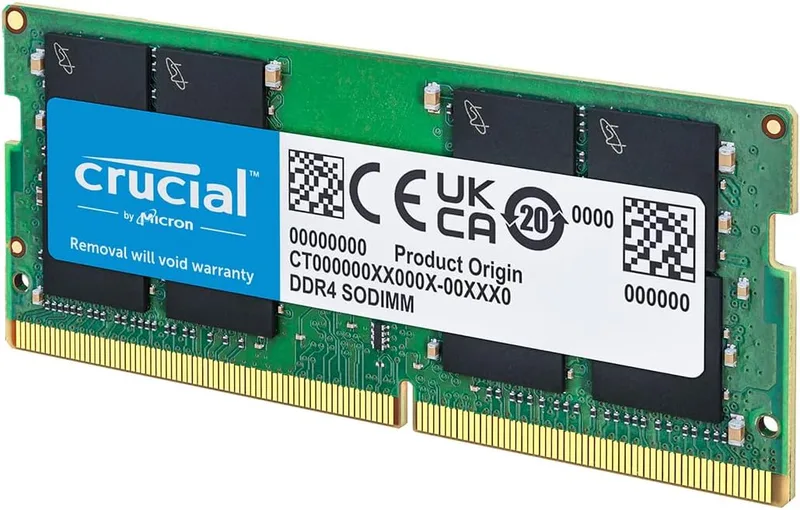 Crucial RAM CT8G4SFS824A 8GB DDR4 2400MHz CL17 Laptopminne