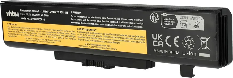 vhbw Li-Ion batteri 4400 mAh (11,1 V)