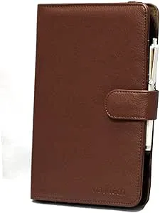 Navitech brun bokstil/fodral för Samsung P1000 Galaxy