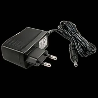 LINDY 70227 europlugg strömförsörjning 5 V DC 2A nivå VI med mini DC rund kontakt 3 44317 35 mm, svart
