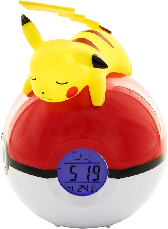 Pokémon- Pikachu Radio upplyst väckarklocka