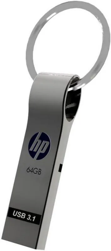 HP 64GB USB 3.0 metall nyckelring design flashminne