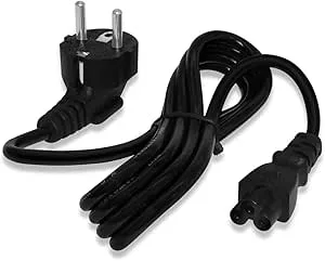 Delippo 5ft/1.5m Netzkabel Schukostecke Stromkabel AC Power