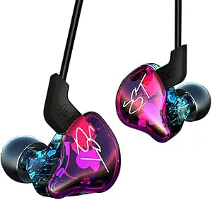 Yinyoo KZ ZST HiFi-headset färgglad hybrid banlans