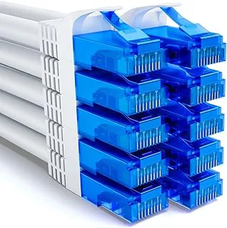 deleyCON 10x 0,25m CAT6 Nätverkskabel Set