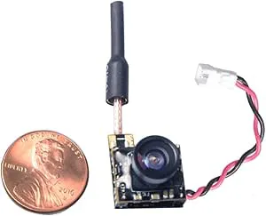 Wolfwhoop WT05 Micro AIO 600TVL-kamera endast 3,4 g 5,8 GHz 25 mW FPV sändare med dipol mässingsantennkombination för FPV Quadcopter drönare