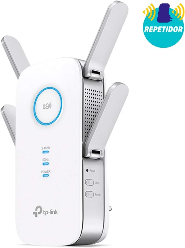 TP-LINK RE650 Nätverkssändare Vit 10, 100, 1000 Mbit/s