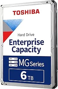 Toshiba 6TB Enterprise Internal Hard Drive – MG Series