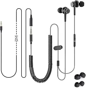 Avantree In ear TV-hörlurar lång kabel