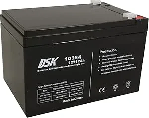 DSK 10364-12V 12Ah Sealed AGM Gel Technology Lead Battery