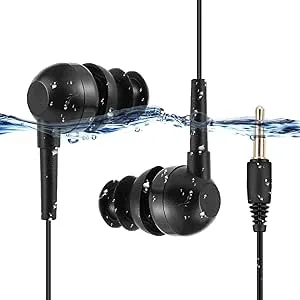 AGPTEK IPX8 Vattentäta hörlurar Sporthörlurar In-Ear Headset