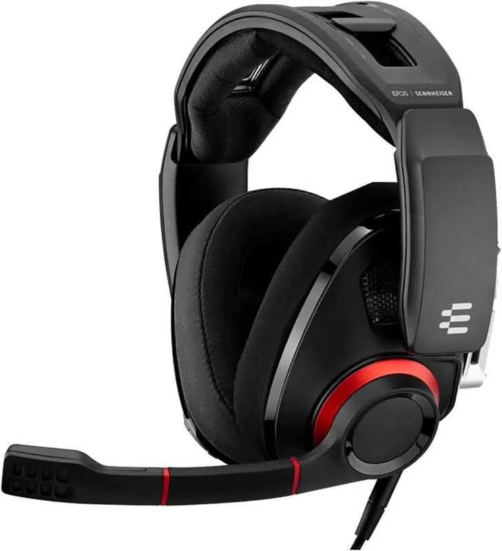 Sennheiser (Gsp500 Nero E Rosso) Cuffie Da Gaming, Con