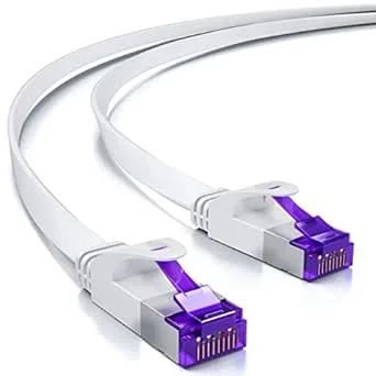 deleyCON 5m RJ45 Patchkabel Platt Kabel med