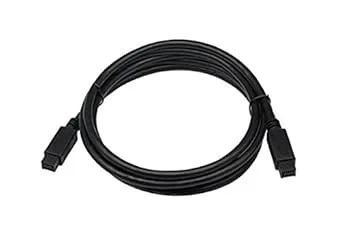 CERRXIAN 1,8 m FireWire 800 svart kabel