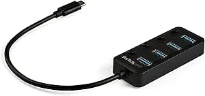 StarTech .com USB-C-hubb med 4 portar