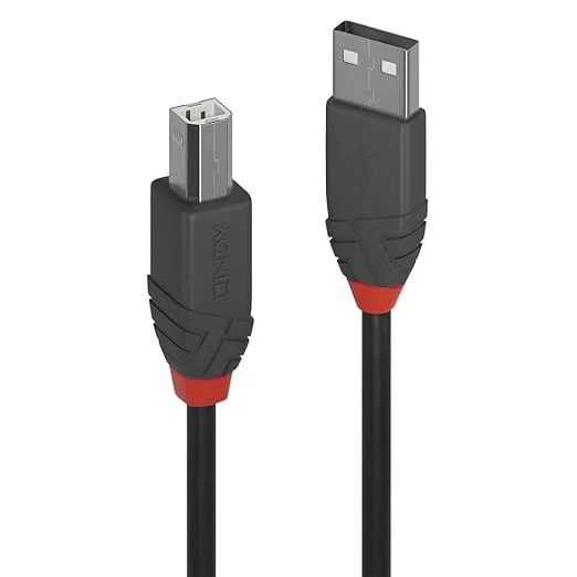 LINDY 5 m USB 2.0 skrivarkabel