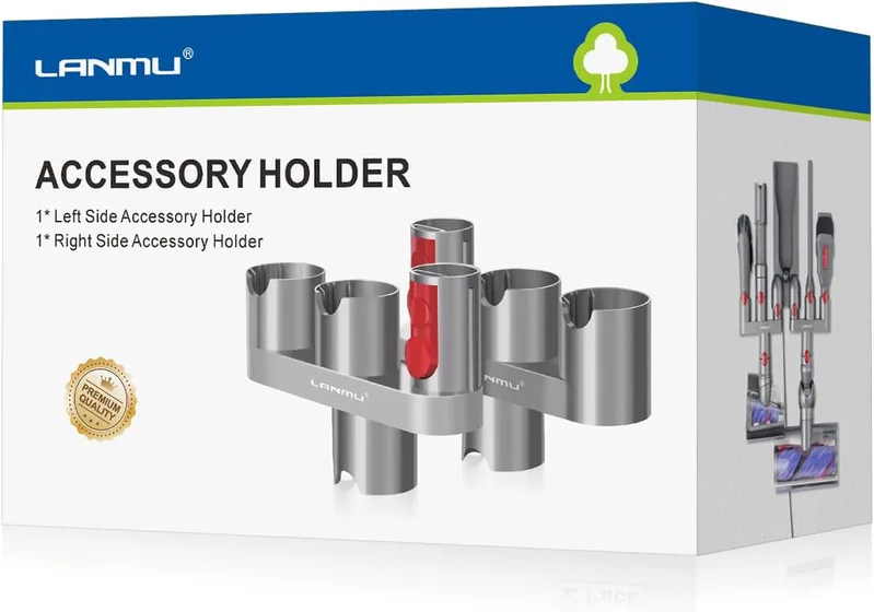 Tillbehörshållare kompatibel med Dyson V15 V12 V11 V10 V8 V7 Outsize Gen5