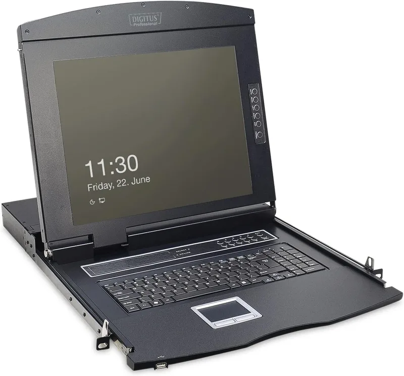 DIGITUS 19 tums KVM-konsol