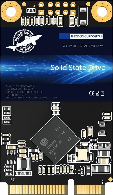 Dogfish Msata SSD 500 GB Sata3 Internal Soild State Drive Mini Sata SSD Disk